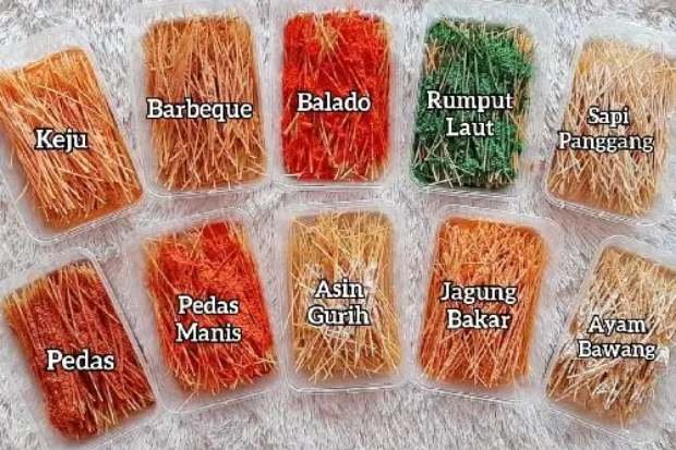 Mie Lidi Pedas Manis